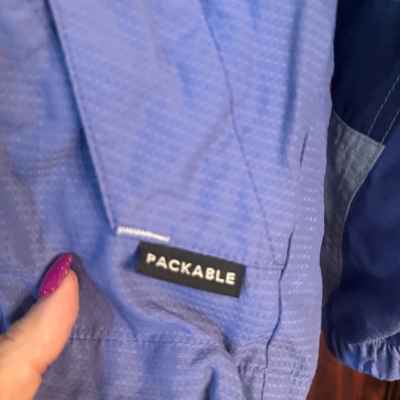 Vintage Columbia Purple and Gray Pullover Jacket - Picture 3 of 4